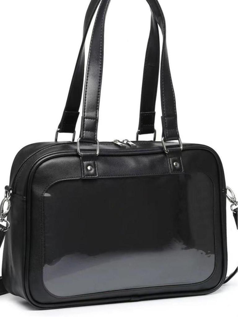 Japanese Anime Ita Crossbody Bag - Transparent Badge Doll Bag for Students & Women