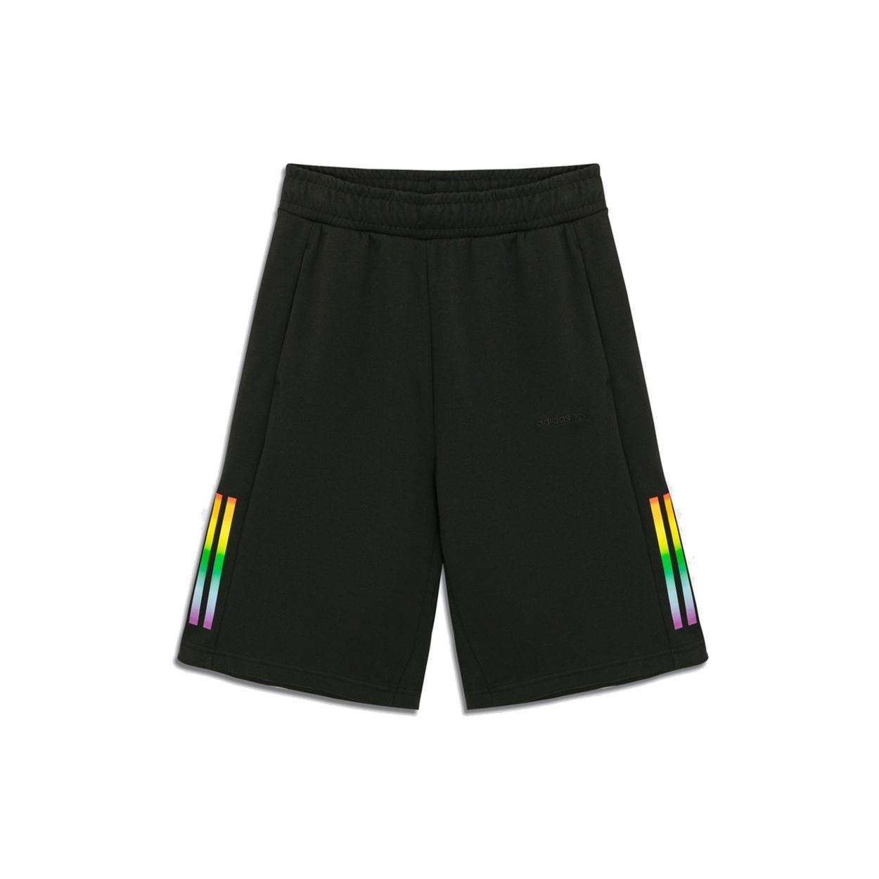 adidas neo Pd Short Gradient Stripe sPrinting Width Loose Sport Shorts Men s Black H65027 XL