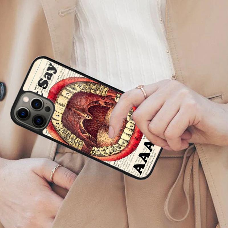 Human Tooth Anatomy Magnetic Phone Case For APPLE iPhone 17 Air 16 14 13 12 Pro Max 15 Plus Wireless Charge With MagSafe Cover
