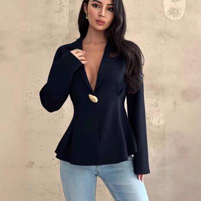 2026 New Style European and American Slim Fit Women's Suit Jacket - Fashionable Cardigan Top