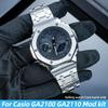 GA2100 Mod Kit Stainless Steel Bezel Strap For Casio G-SHOCK GA2100/2110 GAB2100 Modified Metal Case Band Set Watch Accessories
