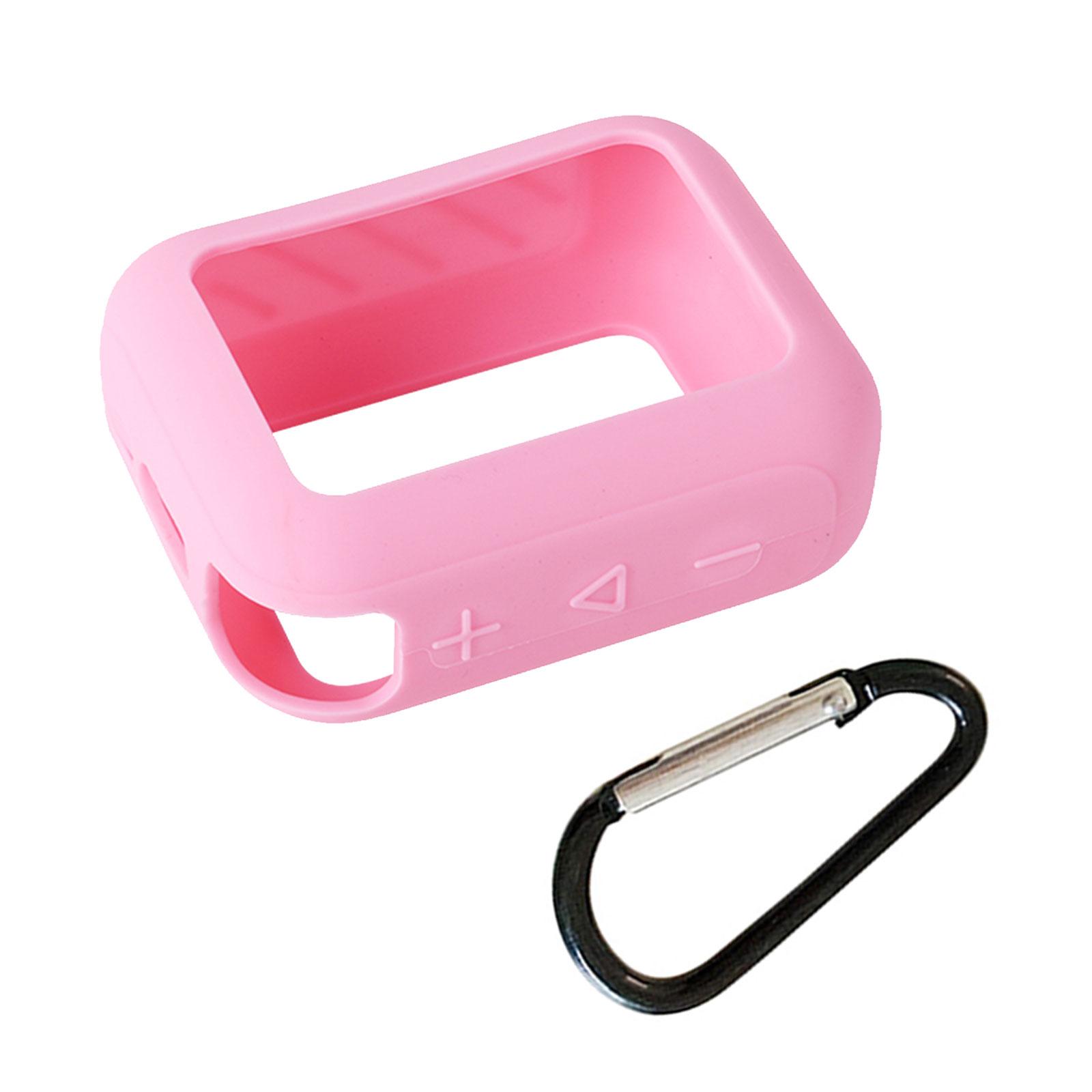 

Силіконовий чохол-накладка для JBL GO 4 GO4 Bluetooth-сумісної колонки Повний захист Пилозахисний Потовщений захисний рукав рожевий