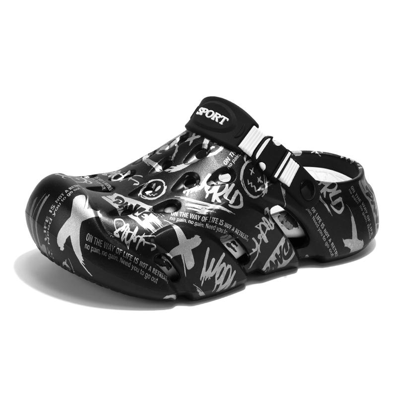 New large-sized thick-soled men's sandals EVA lightweight and breathable beach shoes fashionable and casual sports sandals men
