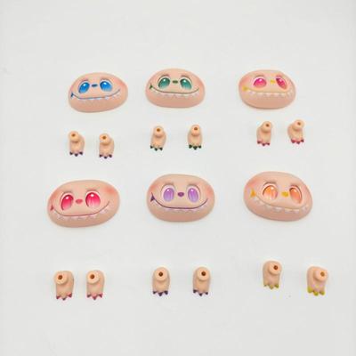 1 Set Labubu 3rd Big Into Energy Vinile Faccia Mano Piede Bambole Accessori