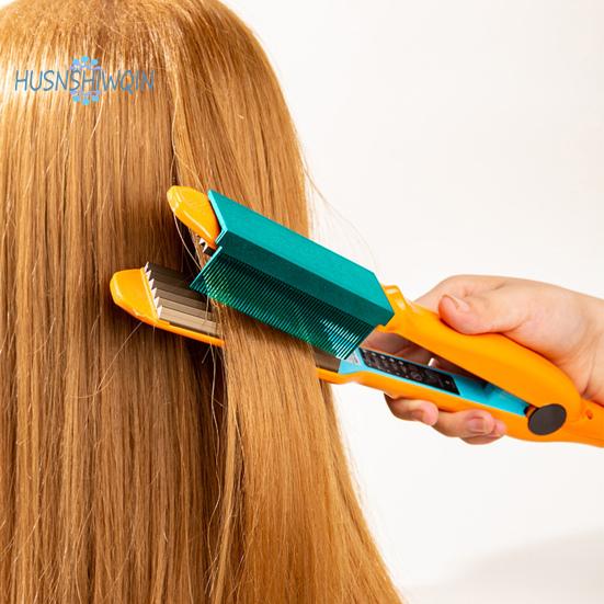 Sada 2 ks hřebenů na rovnání vlasů Karbonová vlákna odolná proti vysokým teplotám Hladký styling Kadeřnické nástroje