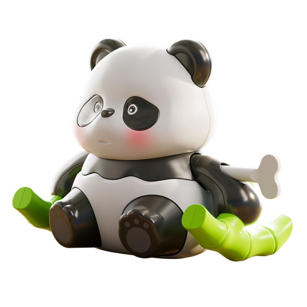 Interactive Wind up Panda Toy Animal Panda Clockwork Toys Guide Crawling Walking Panda Toy  Head-up