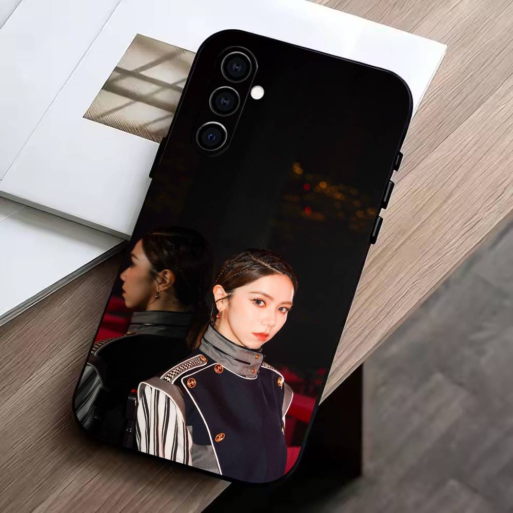 Singer girl G.E.M Phone Case For Samsung Galaxy A73,A72,A71,A70,A53,A52,A51,Others Soft Black Cover