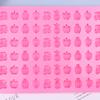 66 Holes Pineapple Candy Fudge Silicone Mold Mini Chocolate Ice Cube Tray Fruit Non-Stick Soft Jelly Mold