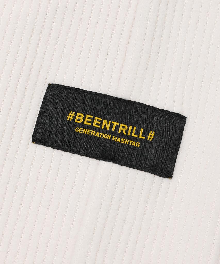 BEENTRILL Corduroy Fleece Long Skirt (Ivory)