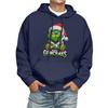 Men's Print Hooded Sweatshirt Long-Sleeve Casual Pullover Hoodie Hooded Sweatshirt