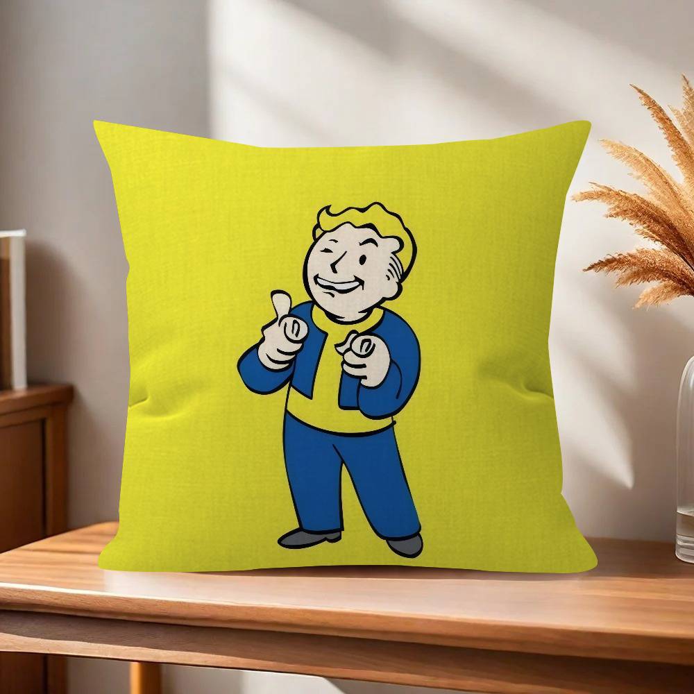 Game F-Fallouts cool boy  Pillow Anime Pillow Sofa Bed Head Pillow Cover Cushion Cover 45x45 cm Fashion