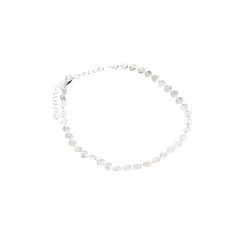 

Fashion personality Oufan retro versatile neck chain women, simple copper sequined necklace