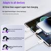 Fast Charging Multi-Head Data Cable: Three-in-One Charger Set