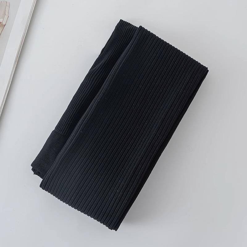 Grey See-through Cable Knit Leggings for Women - Spring & Autumn Thin Style Pantyhose That Stay Up