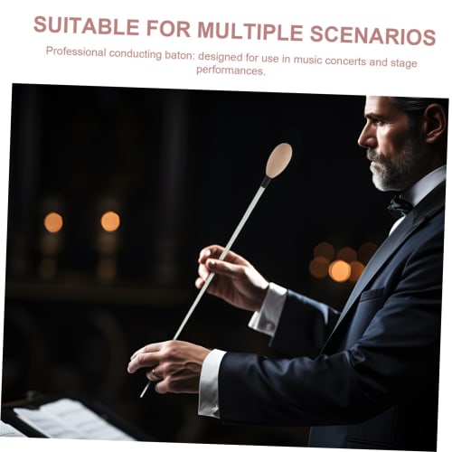 Abaodam Music Conductor's Baton, Orchestra Conductor's Baton for Concerts and Education, Comfortable Grip, Precision Control, Lightweight and Durable,