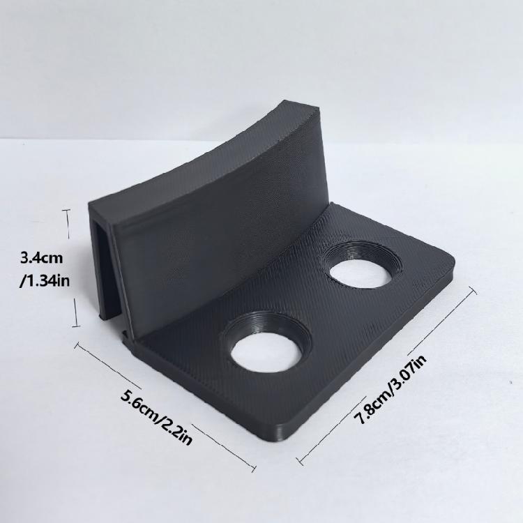 Black Bucket Brush Holder Space Saving Organizer For Auto Detailing Supplies Car Cleaning Brush Bracket Holder