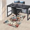 1PC Floral Pattern Extra Large Non Slip Floor carpet, Office, family, bedroom Large Area Rug Indoor Rugs, Vibrant Colors