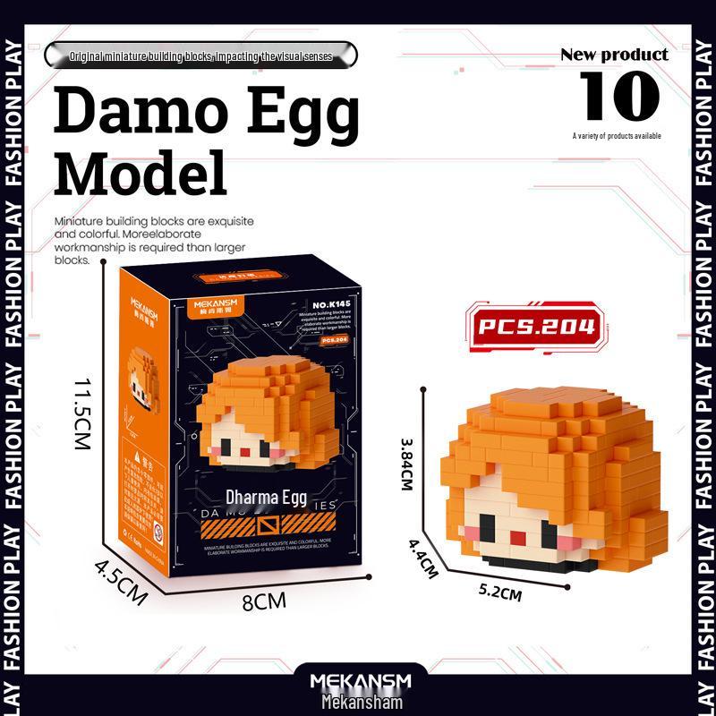 Zodiac Dragon Year Micro-Particle Building Blocks Educational Toys for Children