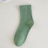 Female Spring and Autumn Sweat Absorption Boneless Loose Mouth In The Tube Socks