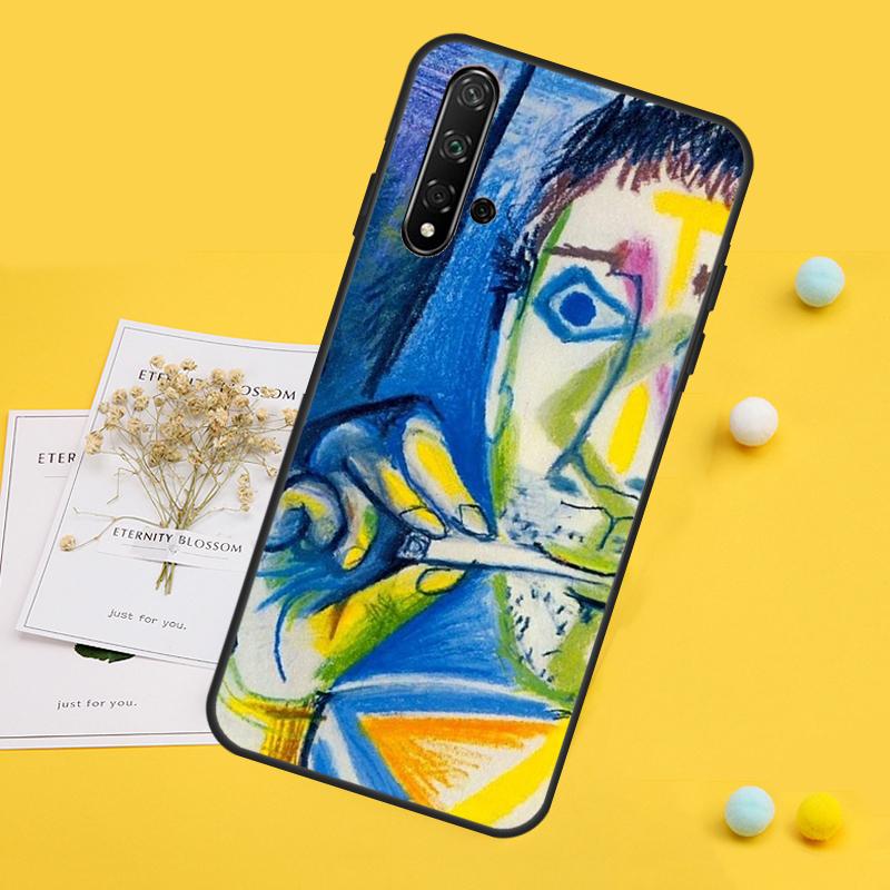 Picasso Abstract Art Painting For Huawei Nova 10 9 SE 12i 11i 8i 12s Y90 Y60 Y70 Y72 Y61 Y91 P20 P30 P40 Lite P60 Pro Case