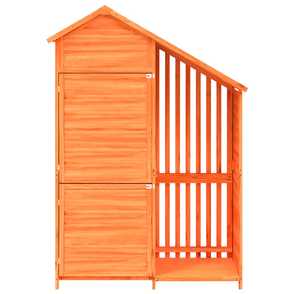 Vidaxl Garden Tool Shed, Brown, 120X53.5X170 Cm, Pine