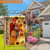 Double Sided Halloween Fall Pumpkin Garden Flag Linen Thanksgiving Lawn Flag  Patio