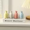 Mini Keramik Blumenvase Ästhetische Hydroponik Pflanzenvasen Blumenarrangement Topf Raumdekor Nordische Heim Schreibtischornament Florero