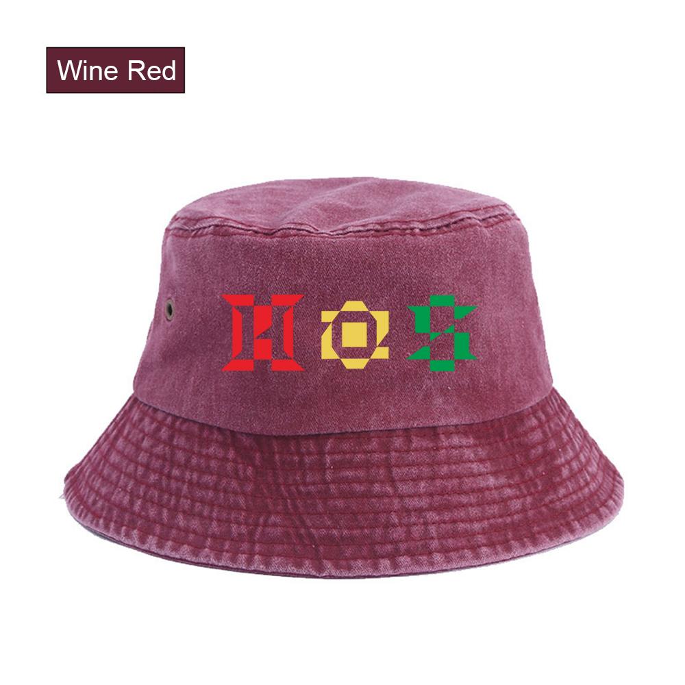 Кпоп J-HOPE HOPE Панама-ведро для мужчин Чистый хлопок Панама Рыбацкая Кепки Мужские Женские 56-58см Солнцезащитная Кепка 56-58cm