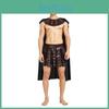 Trendy M-xl Polyester Ancient Roman Greek Male Gladiator Outfit For Halloween Events