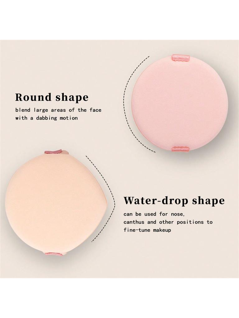 3PCS Powder Puff, Suitable For Both Dry And Wet Use, Does Not Eat Powder For Facial Makeup Tools (Dr