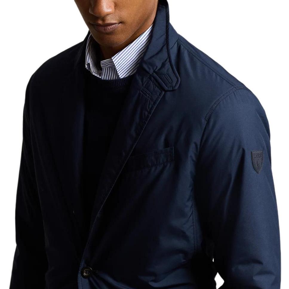 Polo Ralph Lauren Solid Color Single Breasted Long Sleeve Jacket Men jackets Dark-Blue MNPOOTW17I20015-410