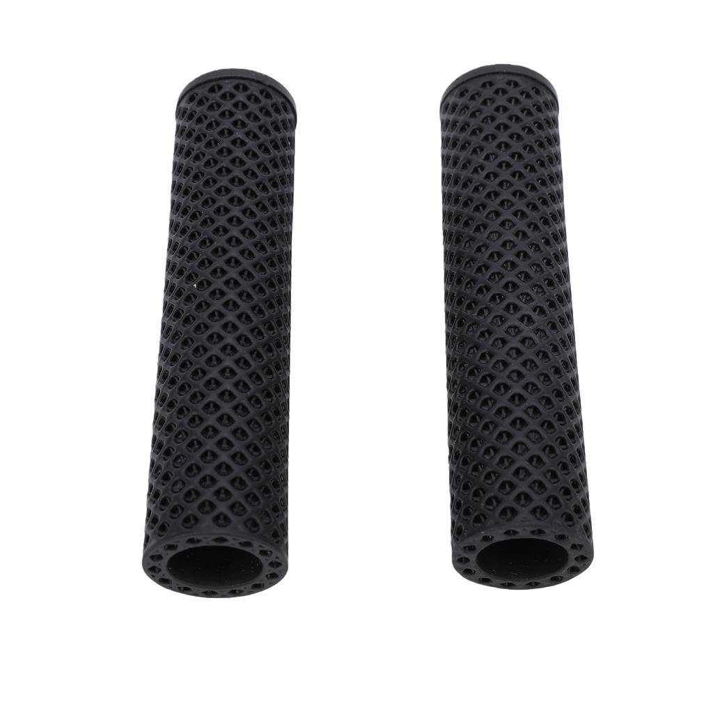 Bike Handlebar Grips 3D Printed Non Slip Shock Absorbing PU Handle Grip for Cycling Enthusiasts Commuters Indoor