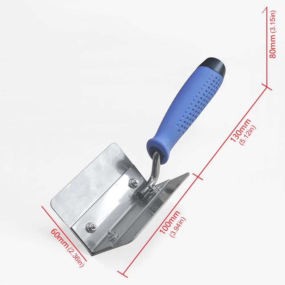 Stainless Steel Corner Drywall Tool with Soft Grip Handle Corner Finishing Tools Corner Knife for Smoothing and Shaping Corners