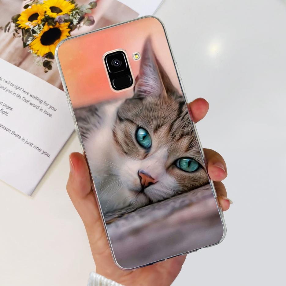 For Samsung Galaxy A8 Plus 2018 Case SM-A730F Luxury Painted Cover Soft Silicone Phone Case For Samsung A8 2018 A530F A8+ Bumper