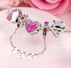 925 Silver Palted Safety Chain Mon Charm Fit Pendant Bracelet Making DIY Fashion Jewelry For Women