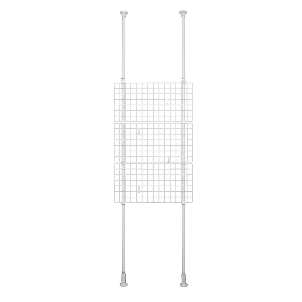HEIAN SHINDO Tension Net Room Divider, White, 70cm Wide X 200-275cm High, TNP-2, Heian Shindo Kogyo