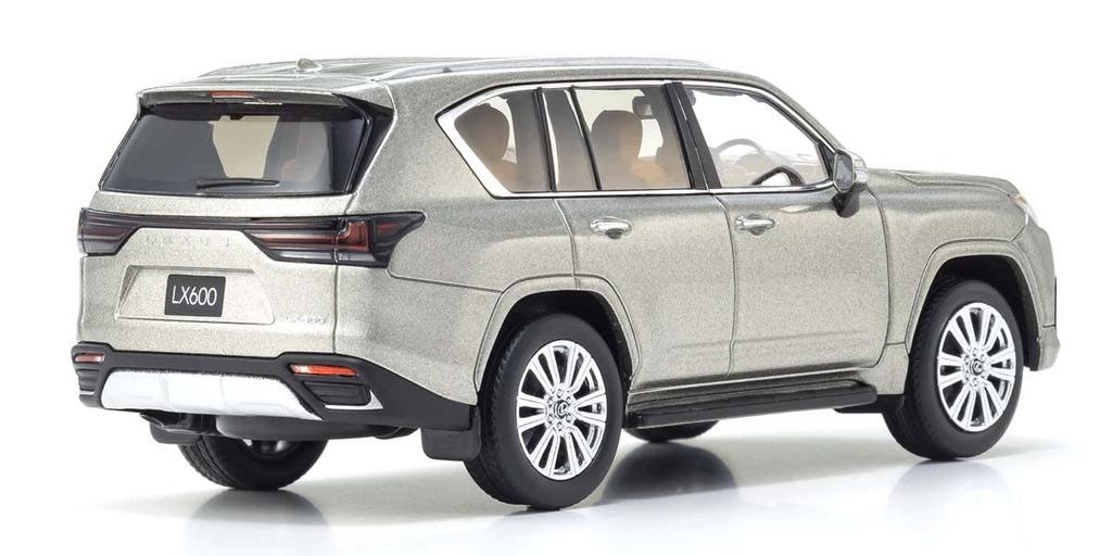 Kyosho Original 1/43 Scale Lexus LX 600 (Sonic Titanium) Finished Product