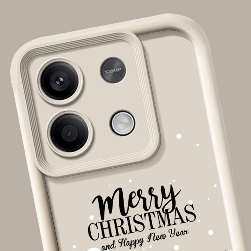 Merry Christmas Phone Case For Xiaomi Redmi Note 14 13 12 Pro Note 13 14 Pro Plus 5G 13 13C 4G 11 10 Pro Soft Silicone TPU Cover