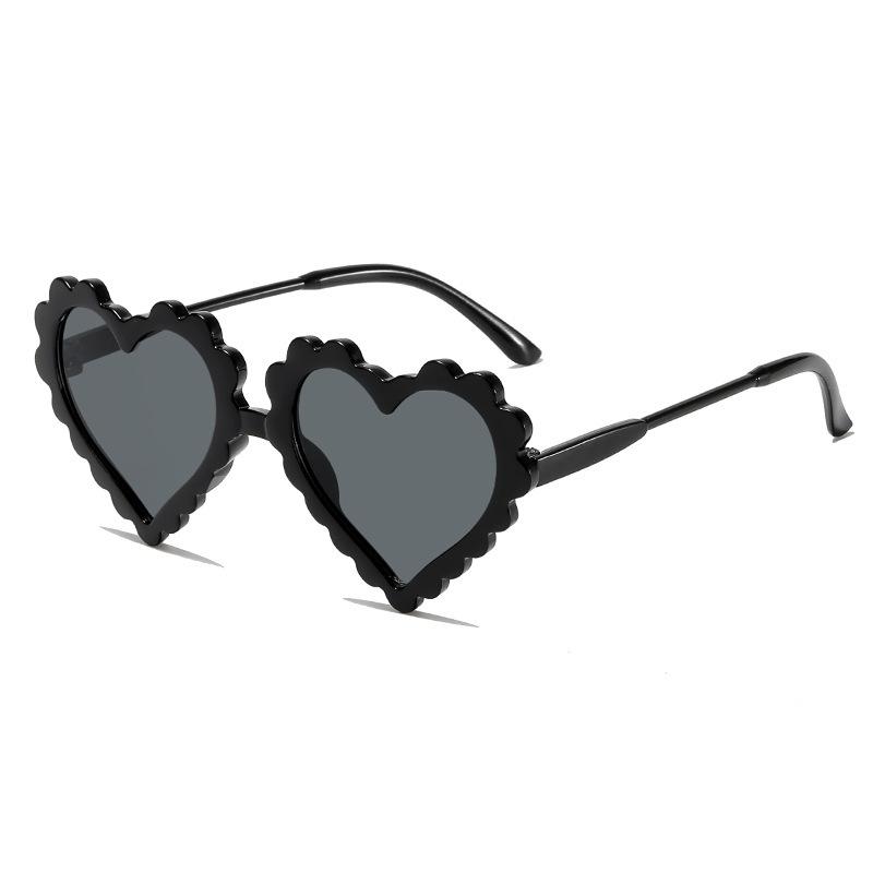 New Cute Children's Travel Sunscreen Trend Korean Edition Fashion Irregular Heart Shaped Baby Sunglasses