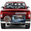 Vintage Horror Skulls Pickup Truck Decals Rear Window, Fantasy Skeleton Picture Automotive Decals and Graphics Rear Window Decals for Trucks, Car