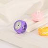 JEWELRYWE Ring Watch Business Fashion Waterproof Flip-up Cover Numeric Dial Sport Quartz Ring Watch Stainless Steel