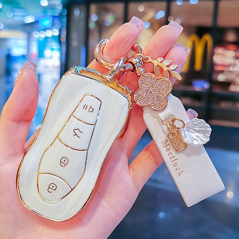 Styling Mouldings New TPU Car Remote Key Case Cover Protect Shell Bag For Geely Atlas Pro Tugella Boyue 2020 Azkarra FY11 Emgran