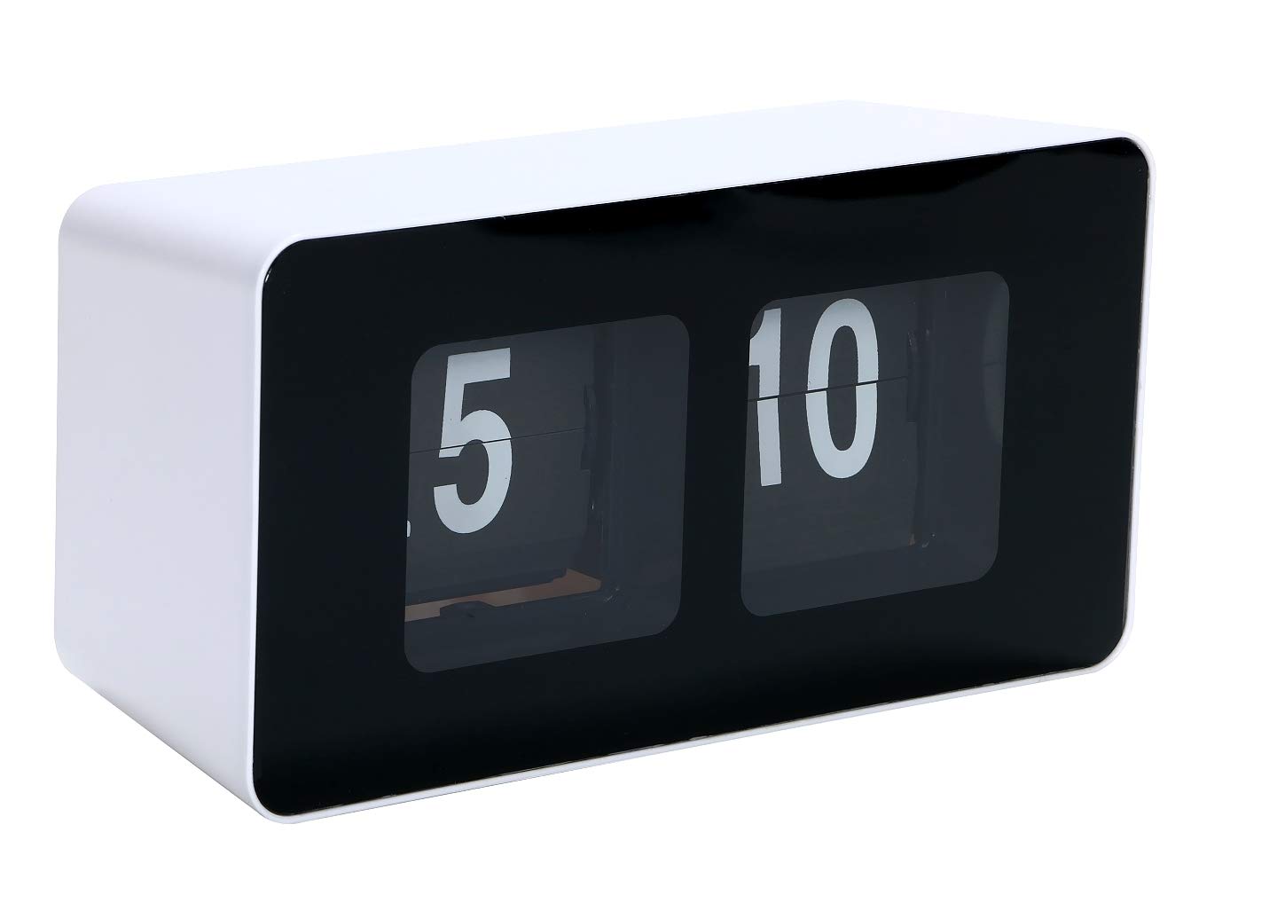 r_planning Retro Table Clock Flip Clock Digital Flip Clock Interior Decor