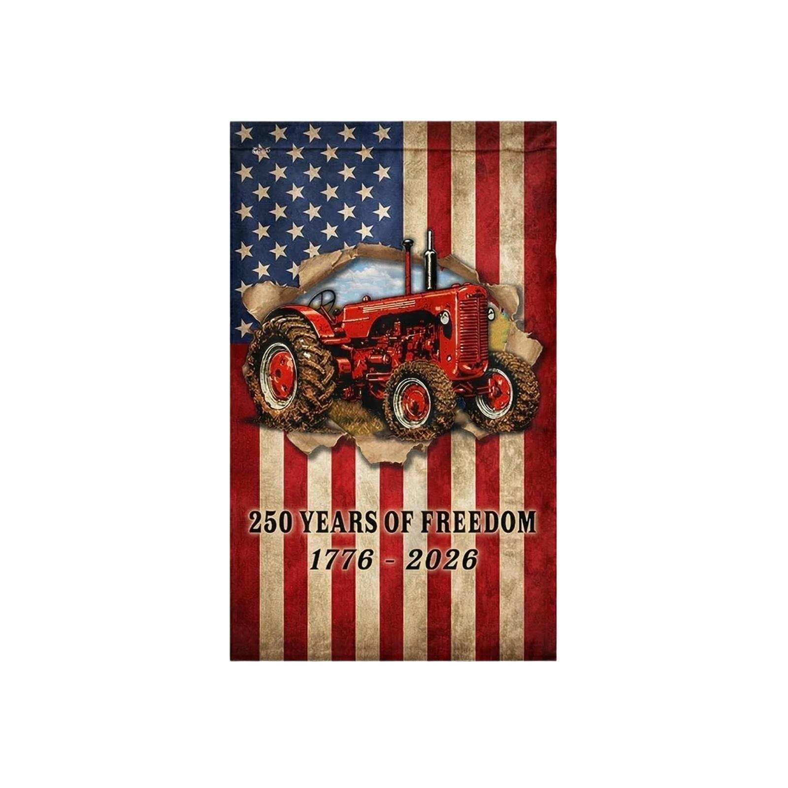 

250th Anniversary Garden Flag, Single Sided One Size