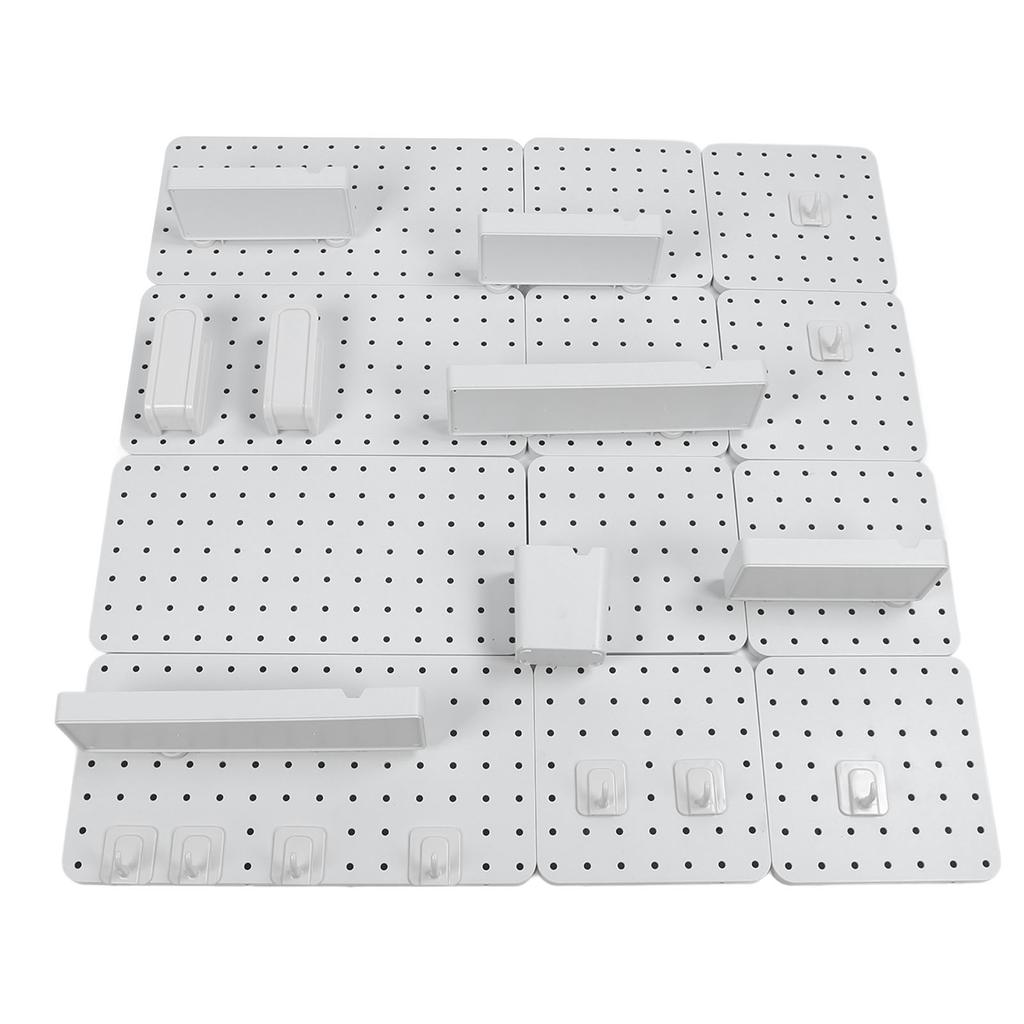Pegboard Combination Kit Space Saving Multifunction Wall Organizer Pegboard and Accessories Combination Kit for Kitchen