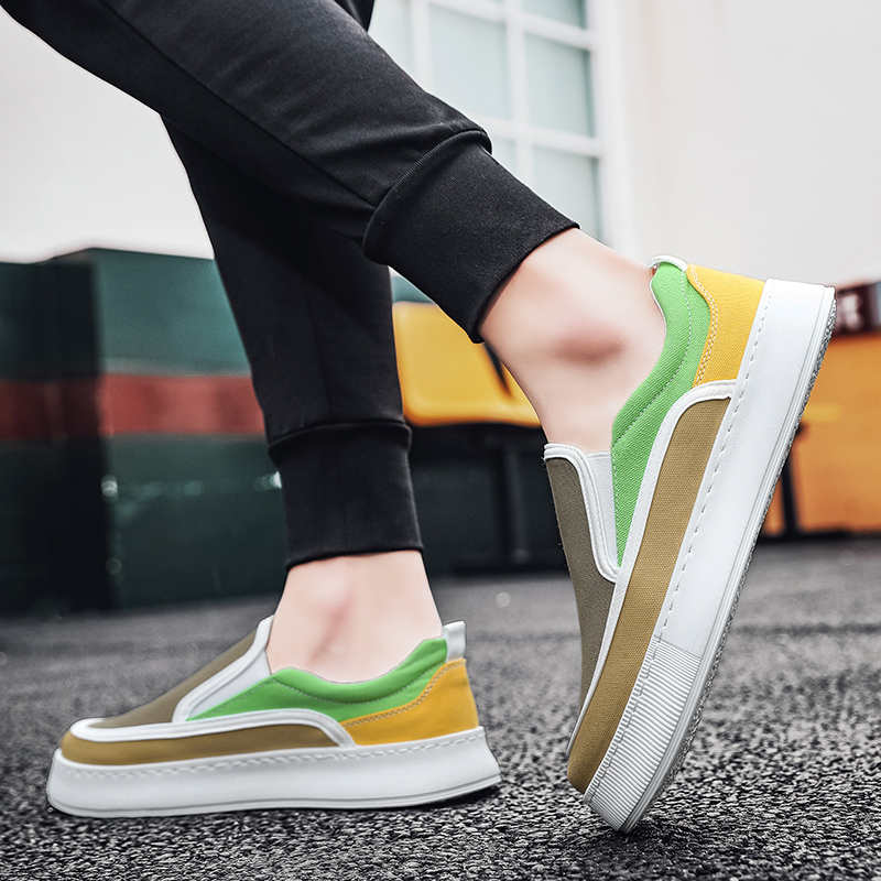 Fashion Without Lace Without Lacing Women's Shoes Sneakers Woven Ladies Trainers Shoes Designer Women's Brown Boot Sport Leisure