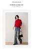 2026 Women's Plus Size Cable Knit Wool Sweater - Semi-High Neck, Thick and Loose Fit for Autumn/Winter