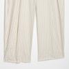 Womens Striped Straight-Leg Wide Trousers Casual Relaxed Fit Lightweight Pants