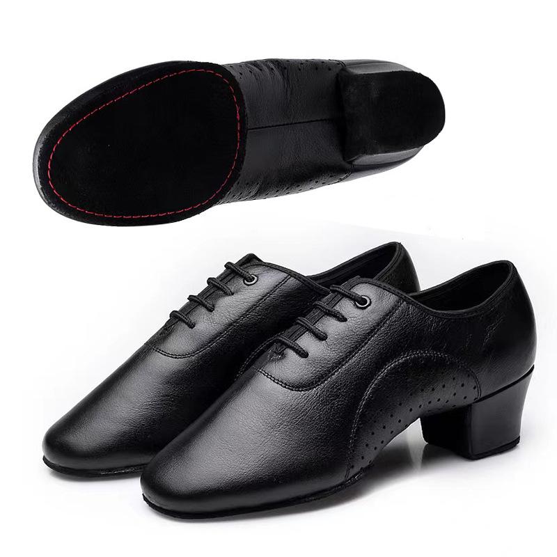Natürliche Echte Leder Herren Tanzschuhe Square Dancing Gesellschaftstanzschuhe Latein Kinder Jungen Standardtanz Moderne Sneaker