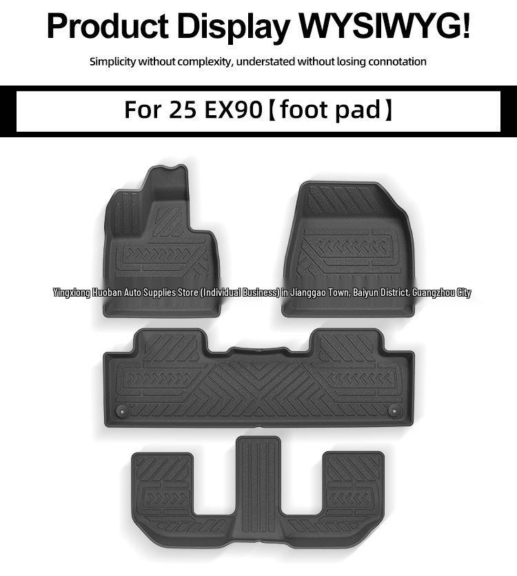 TPE Floor Mats & Trunk Liner for 25 Volvo EX90 Cars